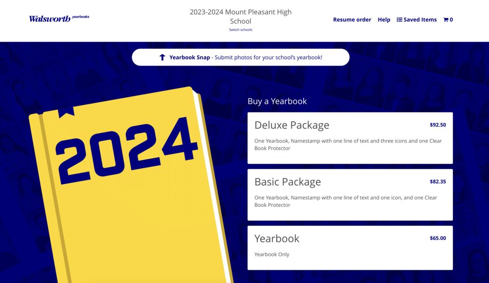 Purchase a MPHS Yearbook
