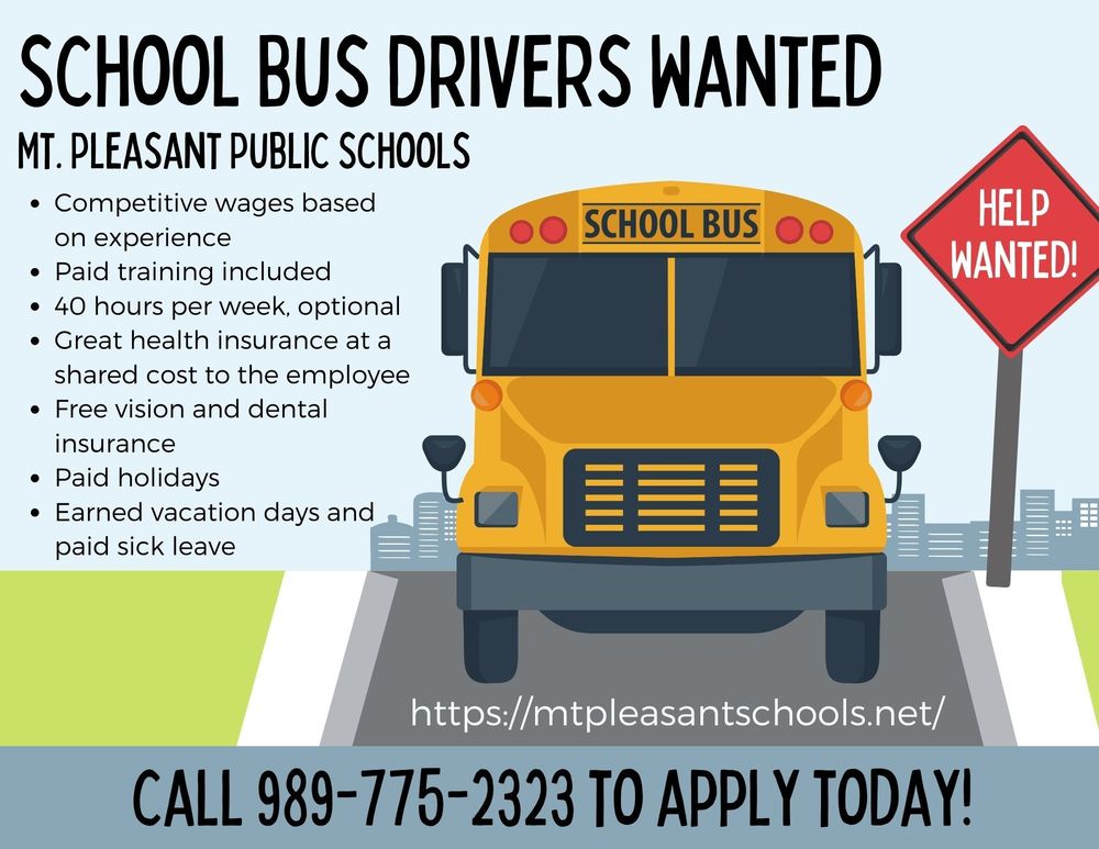 School Bus Drivers Wanted