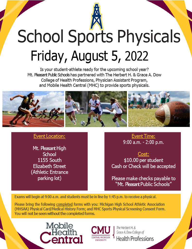 School Sports Physicals