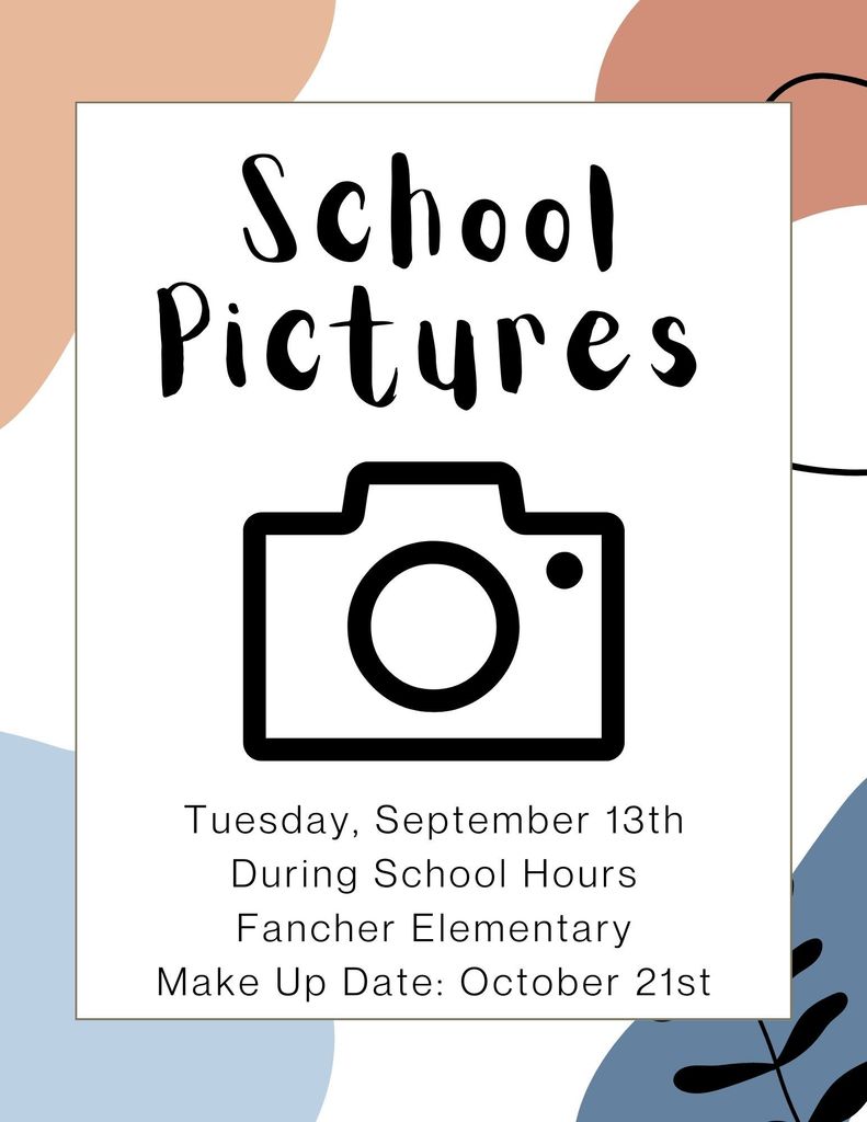 Fancher Picture Day - Tuesday, September 13th