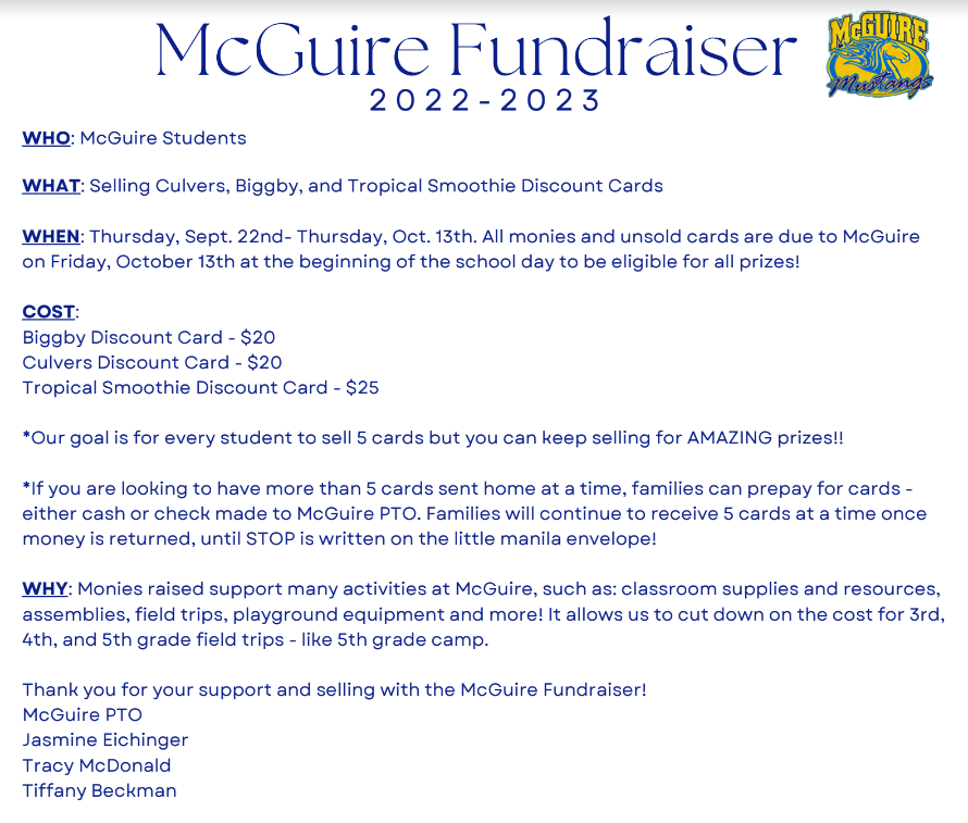 McGuire Fundraiser