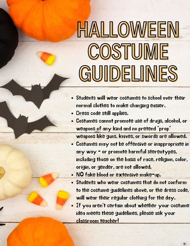 Halloween Costume Guidelines